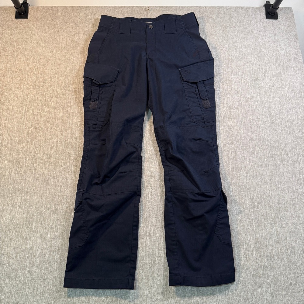 5.11 Tactical Stryke Pants Womens 6 Regular Navy Blue Ripstop Cargo Trousers